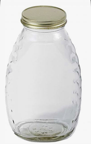 1lb Glass Queenline jar