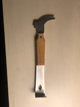 Load image into Gallery viewer, J Hook Hive tool with wood handle